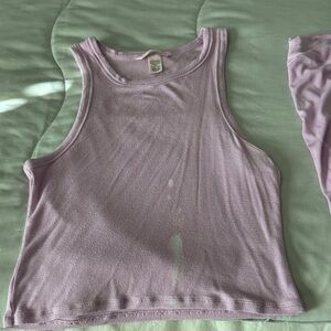 Victoria's Secret Light Pink  Tank Top and Pants Super Soft Pajama Set